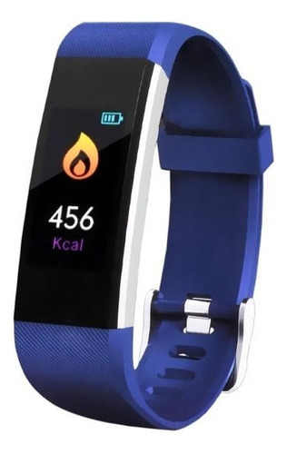 Pulseira Inteligente Aiwa Aiwatch Smart Band - Bluetooth Cor Da Caixa Azul
