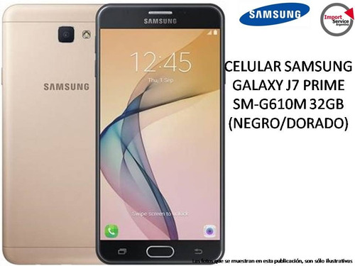 Celular Samsung Galaxy J7 Prime Sm-g610m 32gb (negro/dorado)