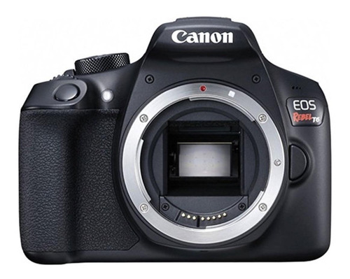  Canon EOS Rebel T6 DSLR color  negro