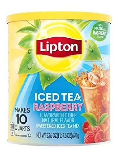 Lipton Iced Tea Mix, Frambuesa 26,8 Oz