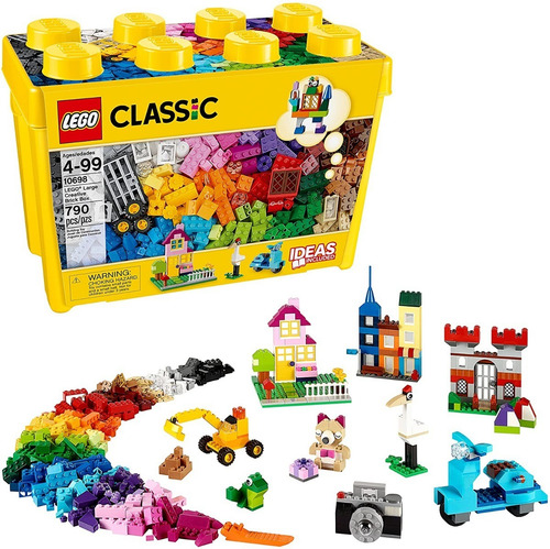 Set de construcción Lego Classic Large creative brick box 790 piezas en caja