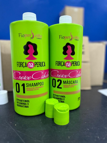 Hidratação Força Na Peruca Fioperfeitto Cresce Cabelo