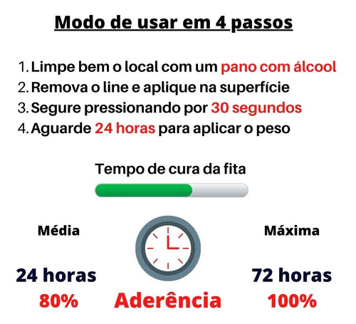 Organizador De Cabos E Fios Com Dupla Face 3m C/ Nfe -20 Und