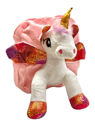 Mochila Unicornio Para Niños Y Niñas De Peluche , Kinder, Tcw1