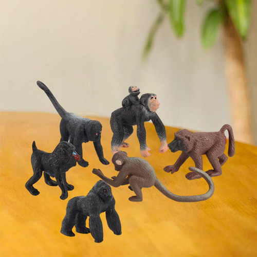 Figuras De Modelo Animal Realista Estatua De Chimpancé Para