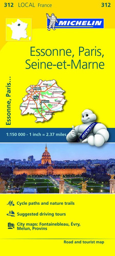 Mapa Local Essone Paris Seine Et Marne 312 Francia 2016 -...