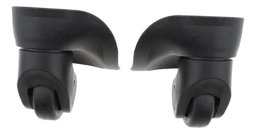 2 Pares De Ruedas Universales Reemplazo De Equipaje Fijo De