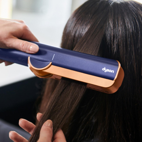 Plancha Pelo Dyson Airstrait Azul Prusia 220v Nueva En Caja Azul Prusia