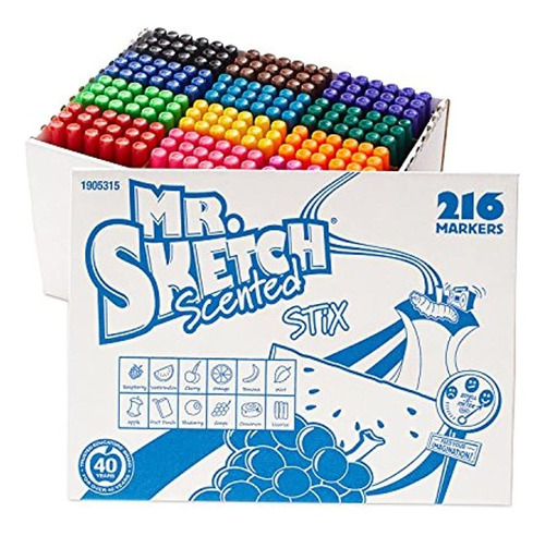 Marcadores De Acuarela Mr.sketch,con Tinta Perfumada Lavable