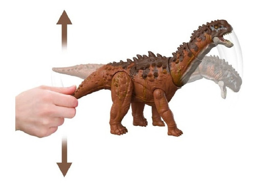 Imagen 2 de 2 de Jurassic World Juguete Mattel Ampelosaurus Acción Masiva