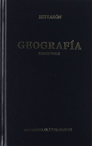 Geografia Libros Viii-x. Bcg 289 - Estrabon
