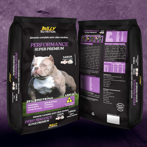 Ração Para Cães Premium 15kg Performance Rottweiler Doberman