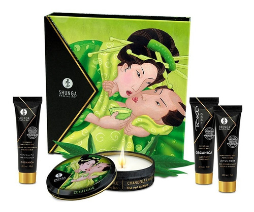 Set Lubricantes Te Verde Secretos De Geisha Shunga