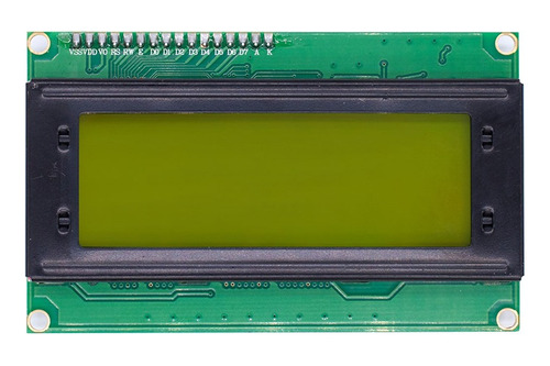 Display Lcd 20x4 Con I2c Fondo Amarillo