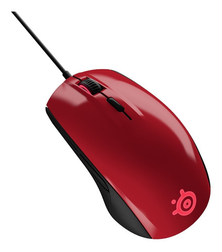 Mouse Gamer : Steelseries Rival 100 Optico Forged Red