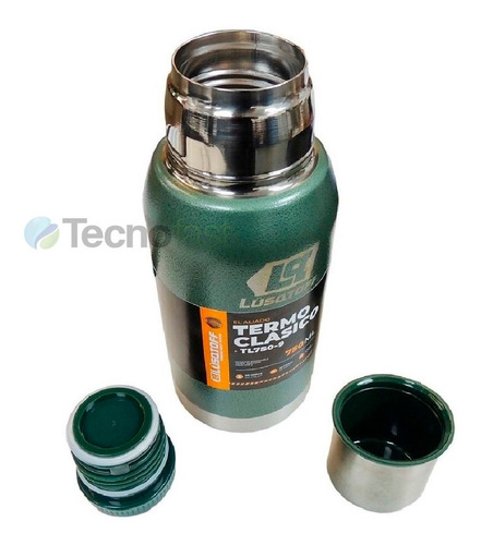 Termo Acero Inoxidable Lusqtoff 750ml + Lata Yerbera