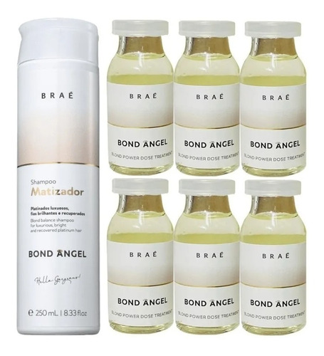 Braé Bond Angel Kit Shampoo 250ml + 6 Ampolas