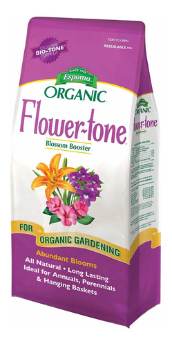 Espoma Fertilizante Natural Y Orgánico Para Flores Abundante