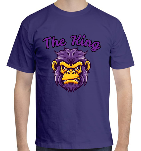 Playera Diseño King Gorila - Animales - Gorila Enojado