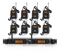 Comprar Xtuga Micrófono Inalámbrico Monitoreo 8 Monitoreo 2 Canales Color IEM1200 8 Bodypack