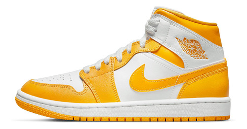 Zapatillas Jordan 1 Mid White University Gold Bq6472_117   