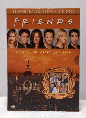 Dvd Friends 9 Temporada Completa - 4 Discos
