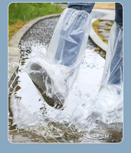 5 Pares Cubre Zapatos Para Lluvia Desechables Impermeables