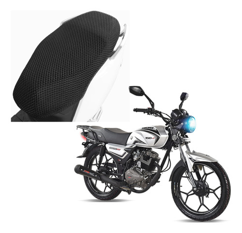 Funda Cubre Asiento Malla Mesh Moto Veloci Drako Rt 150
