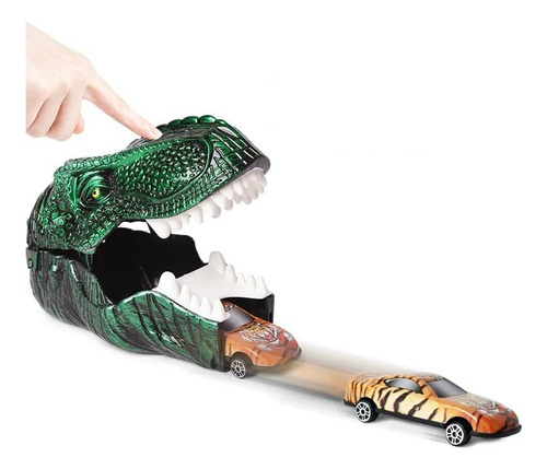 Kovot Dinosaur Car Shooter Playset: 2 Cabeças De Dinossauro