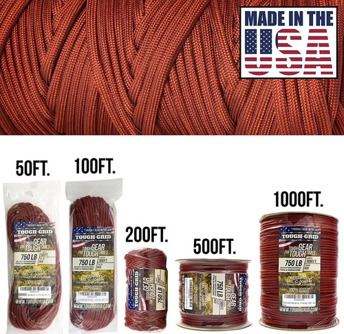 Imagen 7 de 10 de Cuerda Paracord De Nylon De 30 Mts Tough - Grid