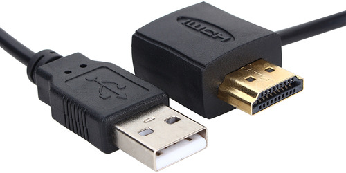 Adaptador Hdmi Macho A Hdmi Hembra+50 Cm Usb 2.0