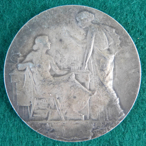 Medalla Expo Internac Higiene 1910 Bs As Lafleur Plata 60g 8