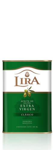 Imagen 1 de 1 de Aceite de oliva virgen extra clásico Lira en lata500 ml 