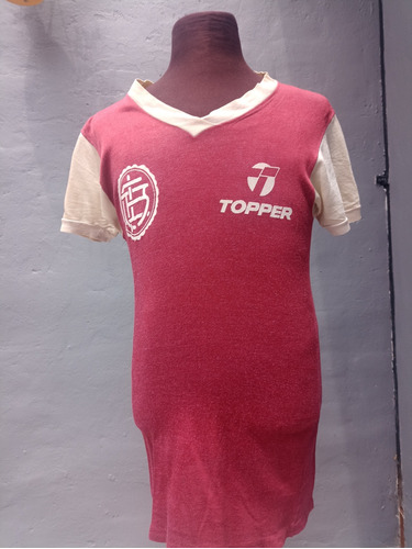 Reliquia Topper Camiseta Lanus Año 1984 Ricardo Demagistris