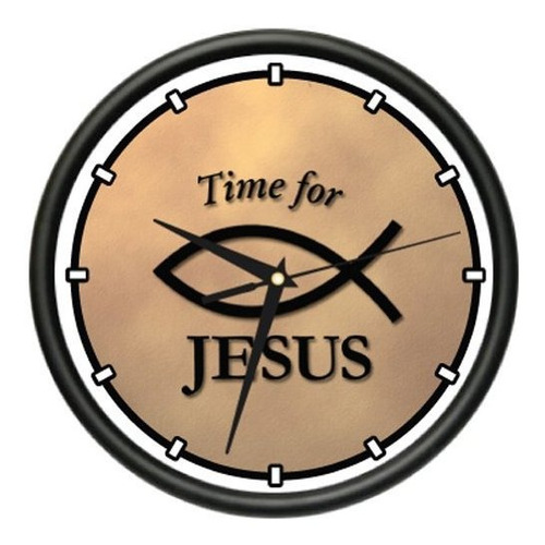 Tiempo De Reloj De Pared Del Cristiano De Jesús Religiosa Ca