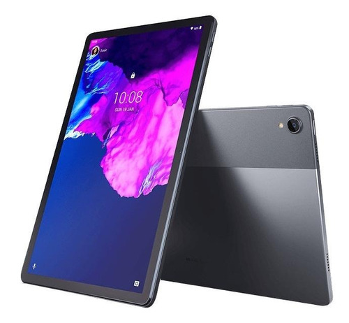 Imagen 2 de 6 de Tablet Lenovo Tab P11 with Keyboard Pack and Precision Pen 2 TB-J606L 11" con red móvil 128GB slate grey 6GB de memoria RAM