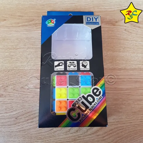 Cubo Rubik Fichas 3x3 Fanxin Original Speed Cube Armar