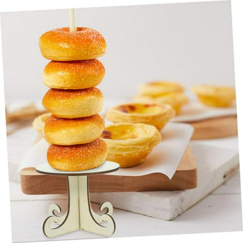 Soporte De Madera Para Donas Zerodeko - Decorativo Y Desmont