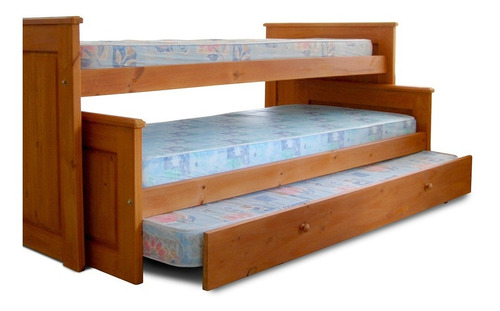 Cama Nido Con Carro + 3 Colchones Suavestar Niños Adultos