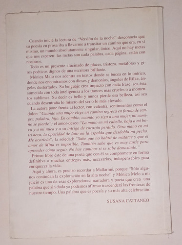 Version De La Noche-monica Melo (Usado)