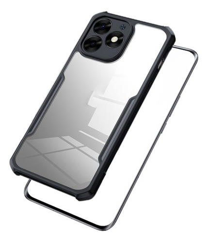 .funda For Tecno Spark 20 Pro Marco Tener Vidrio Membrana