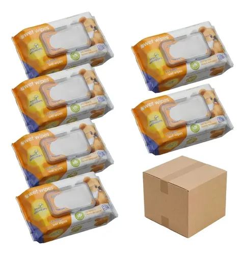 Toalhas Umedecidas Super Baby 840u Kit 6 Pacotes Green Hipoalergê...