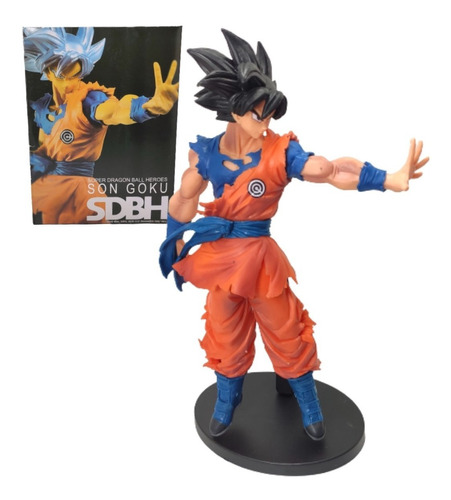 Figura Dragon Ball Z Goku Stop Kakaroto Traje Con Base 24cm