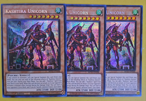 Kashtira Unicorn Set 3pz Megatin 2023 25th Anniversary Yugi