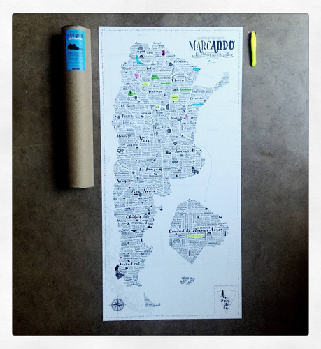 Imagen 2 de 10 de Mapa De Argentina Para Intervenir