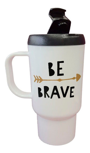 Jarro Termico Frase Be Brave Se Valiente Flecha