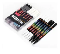 Comprar Marcadores Y Resaltadores Pintura Acrílica Blanco Y Negro