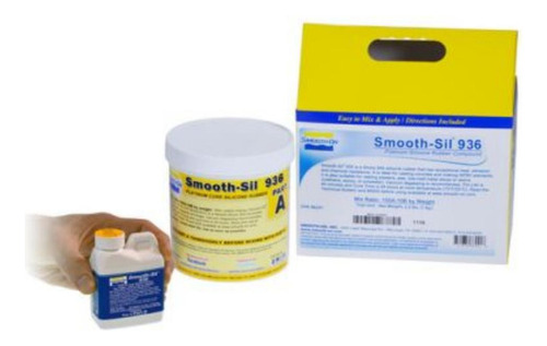 Smooth On Sil 936ss Silicona 1kg Moldes Baja Viscosidad Resiste Traccion Y Desgarro