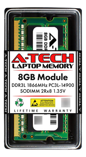 A-tech Modulo Memoria Ram 8 Gb Para Micron Ddr3 Ddr3l 2rx8