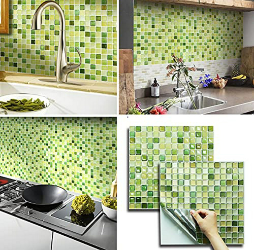 Azulejo Adhesivo 3d Unidesign Beaustile Para Backsplash (ver